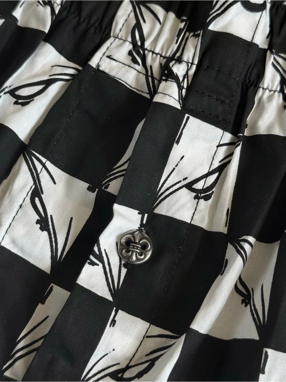 Chrome Hearts x Matty Boy “99eyes” Checked Swim Shorts Size XL